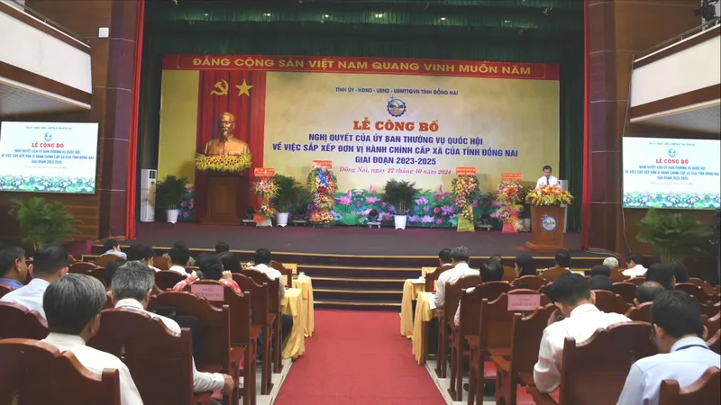 Sau sắp xếp, Đồng Nai có 159 đơn vị hành chính cấp xã