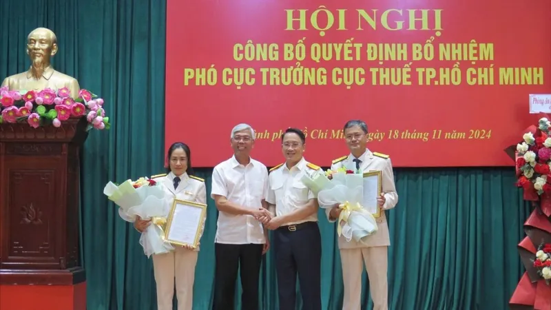 Cục Thuế TPHCM có thêm 2 phó cục trưởng