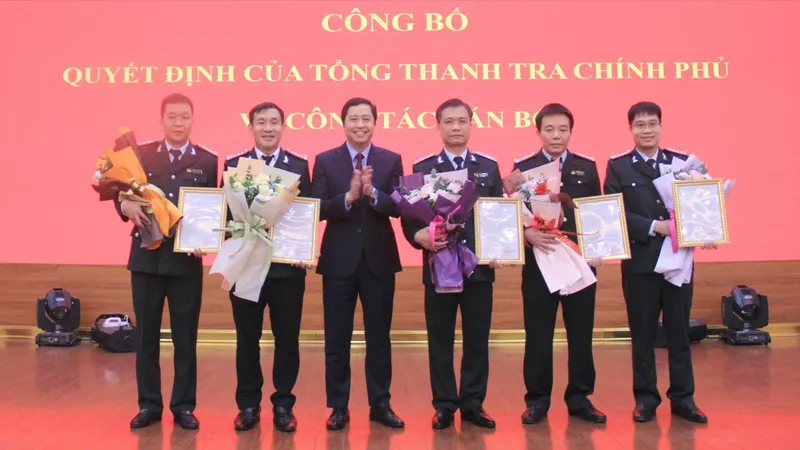 Thanh tra Chính phủ công bố loạt nhân sự mới