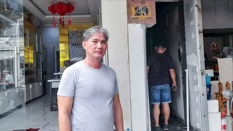 Ông Khương Thế Mỹ chia sẻ với phóng viên Báo SGGP. Ảnh: CẨM TUYẾT