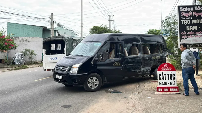 Hiện trường vụ TNGT nghiêm trọng khiến 2 người tử vong. Ảnh: CTV