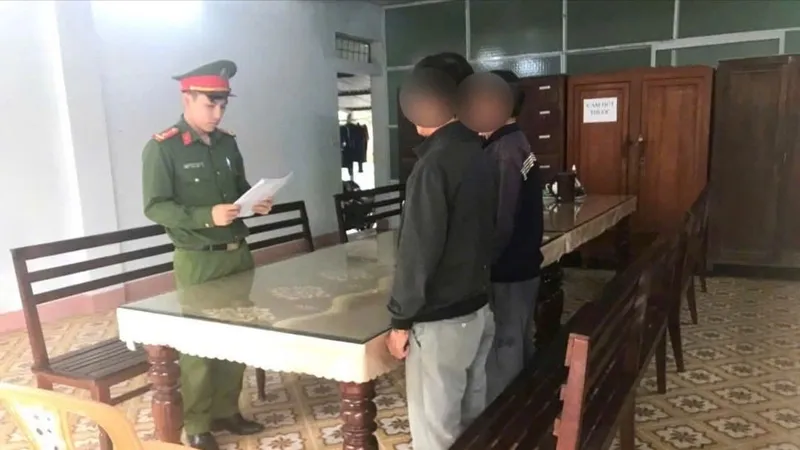 Khởi tố 2 nghi can trộm dầu trên công trường đường bộ cao tốc đoạn Quảng Ngãi-Hoài Nhơn