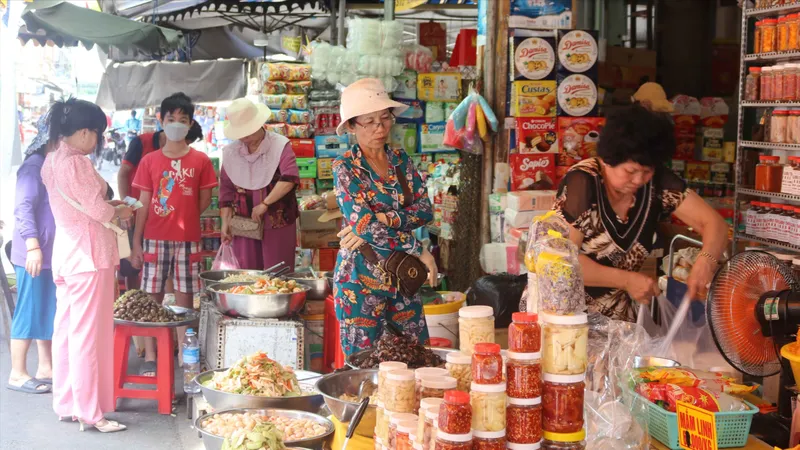 Rộn rã chợ tết biên giới Tây Nam