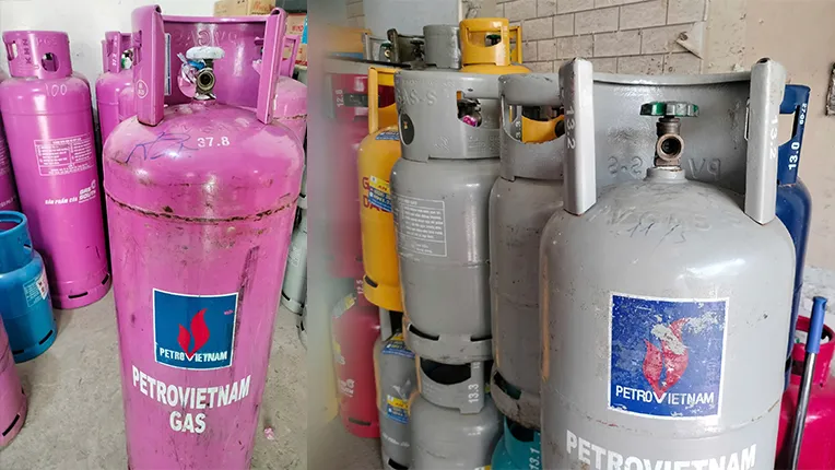 Bình gas bị chiếm dụng trái phép và những hệ lụy