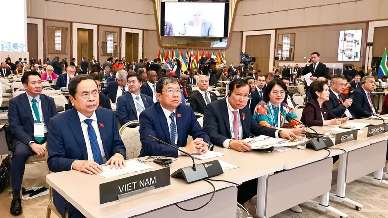 Chủ tịch Quốc hội Trần Thanh Mẫn đề xuất tăng cường hợp tác quốc tế giữa các nghị viện