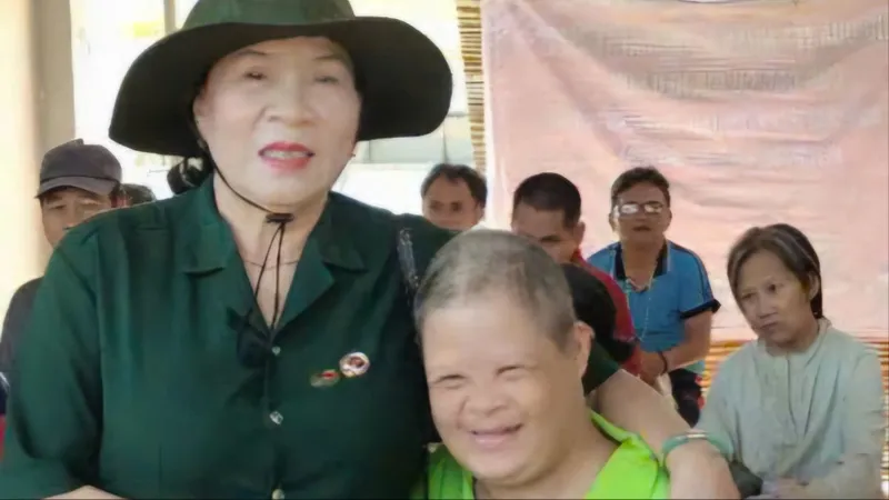 Một nữ cựu chiến binh giàu lòng nhân ái