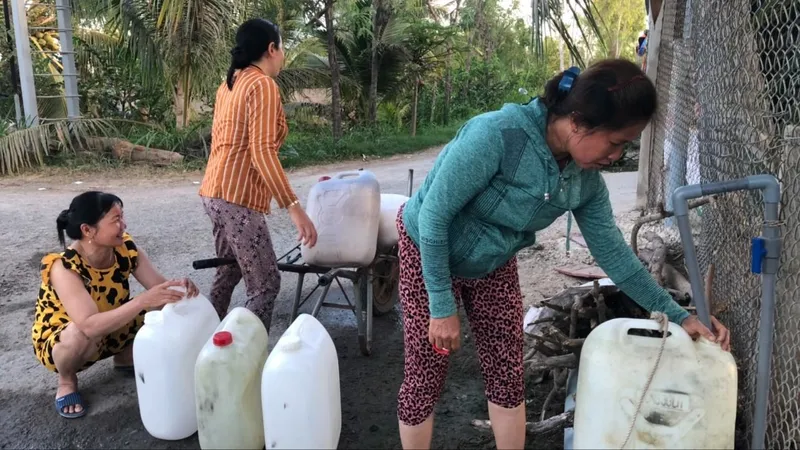 Vùng ngọt hóa Gò Công (Tiền Giang) không thiếu nước sản xuất, sinh hoạt trong mùa khô