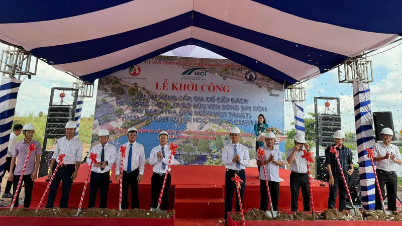 Hơn 990 tỷ đồng xây dựng hệ thống thủy lợi bờ hữu ven sông Sài Gòn