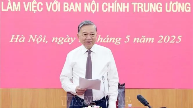 Công tác nội chính phải hướng đến mục tiêu giữ vững ổn định để phát triển đất nước