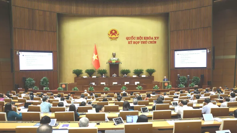 Quốc hội làm việc ngày 11-6. Ảnh: QUANG PHÚC