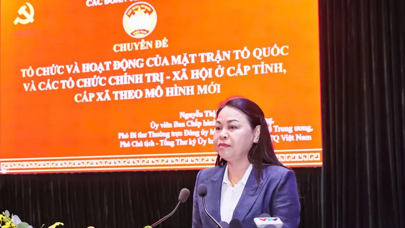 Từ 1-7-2025, Mặt trận và các tổ chức chính trị - xã hội hoạt động thông suốt theo mô hình mới