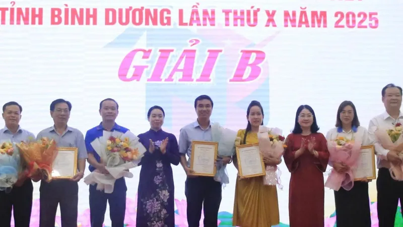 Báo SGGP đoạt giải B Giải Báo chí Nguyễn Văn Tiết, tỉnh Bình Dương lần thứ X năm 2025
