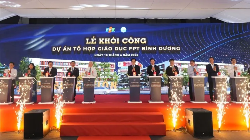 Khởi công Tổ hợp giáo dục FPT tại Bình Dương 