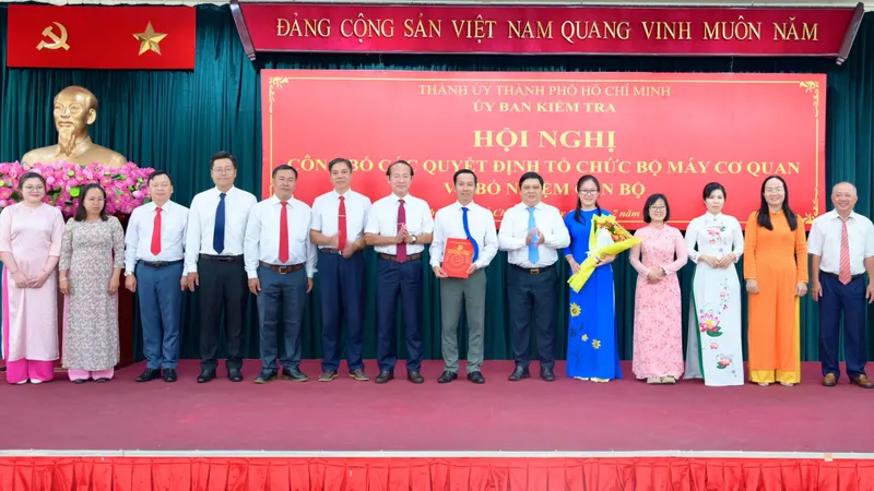 Kiện toàn Cơ quan Ủy ban Kiểm tra Thành ủy TPHCM 