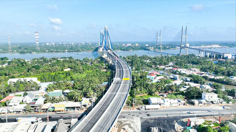 Ảnh minh hoạ. Cao tốc Mỹ Thuận - Cần Thơ và cầu Mỹ Thuận 2 