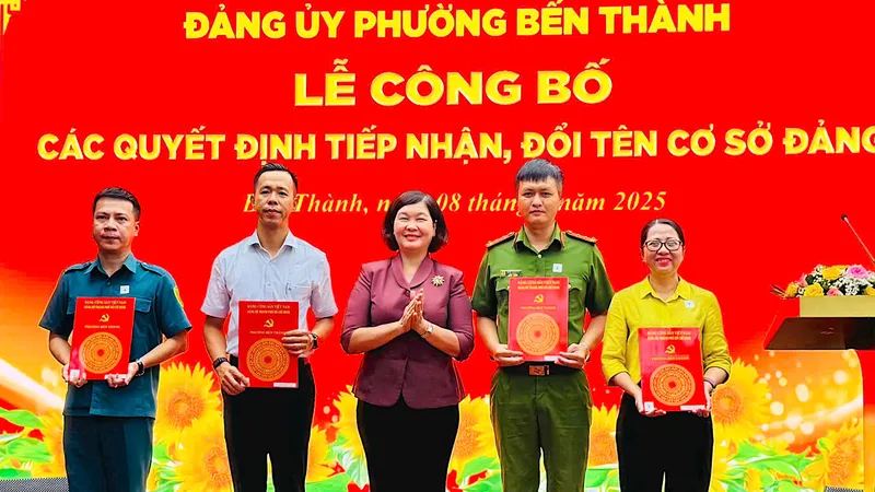 Phường Bến Thành giao ban các cơ sở Đảng