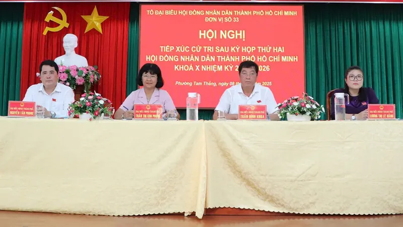 Cử tri phường Tam Thắng (TPHCM) kiến nghị xử lý dứt điểm dự án chậm triển khai