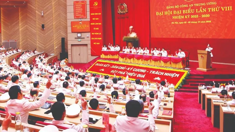 Đại hội đại biểu Đảng bộ Công an Trung ương lần thứ VIII họp phiên trù bị