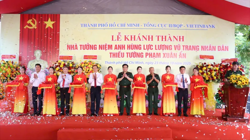 Khánh thành Nhà tưởng niệm Thiếu tướng, Anh hùng Lực lượng vũ trang nhân dân Phạm Xuân Ẩn