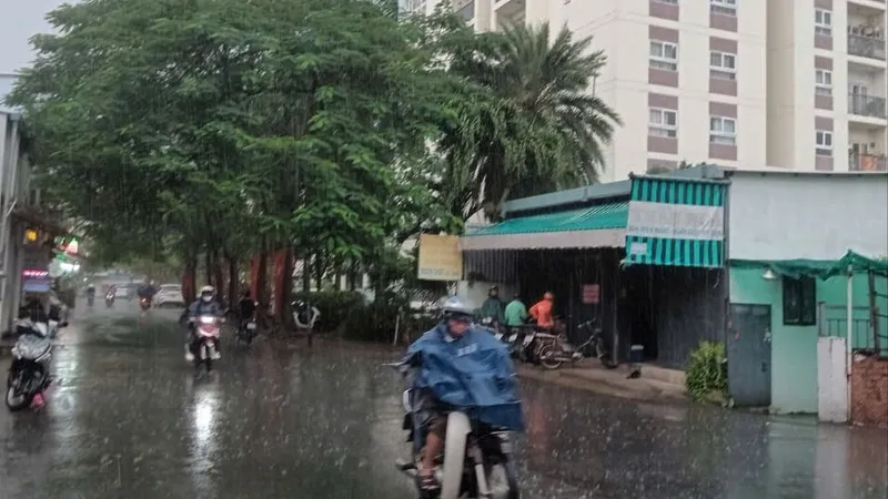 Từ ngày 27 đến 29-10, TPHCM tiếp tục có mưa to