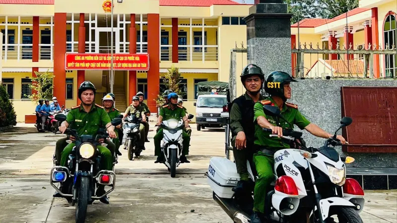 Công an cùng doanh nghiệp chung tay giữ trật tự địa bàn