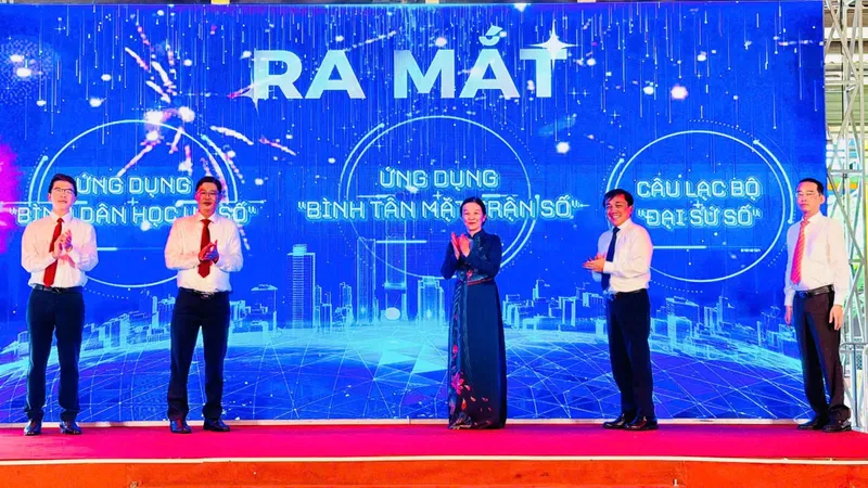 Ra mắt ứng dụng "Bình Tân Mặt trận số"