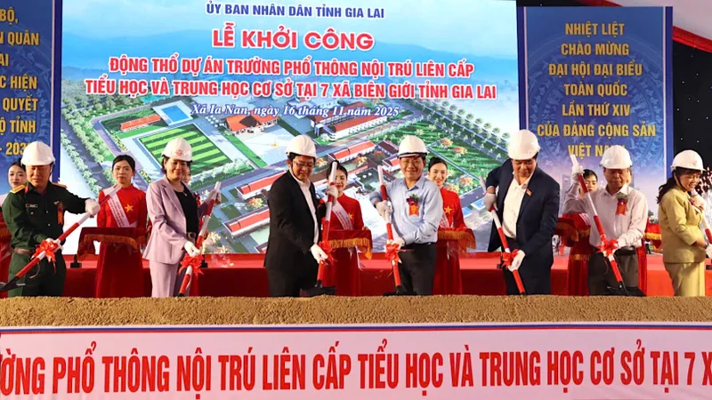 Trường nội trú biên giới là biểu tượng tinh thần đoàn kết các dân tộc 