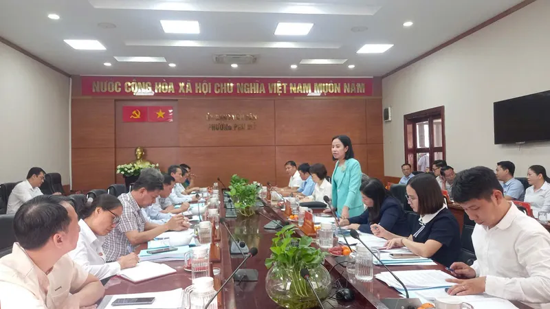 Công tác bầu cử tại phường Phú Mỹ bảo đảm tiến độ, cơ cấu và chất lượng