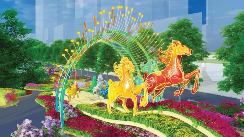 Đường hoa Nguyễn Huệ Tết Bính Ngọ 2026: Bản giao hưởng hội tụ sắc xuân