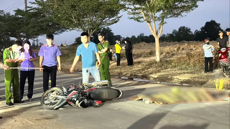 Hiện trường vụ tai nạn 