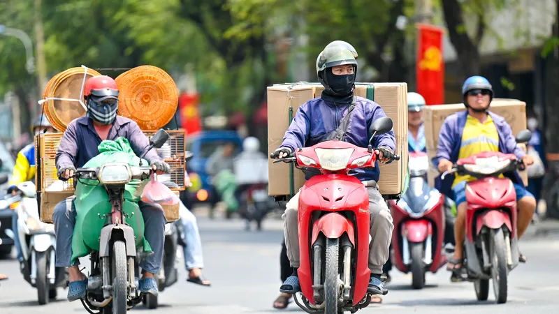 Mưu sinh ngày nắng nóng