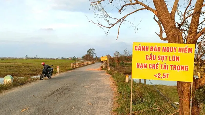 Đầu tư 1,5 tỷ đồng khắc phục, sửa chữa cầu Nậy ở Hà Tĩnh