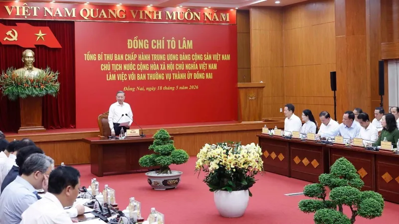 Tổng Bí thư, Chủ tịch nước Tô Lâm: Kiến tạo mô hình tăng trưởng mới, đưa Đồng Nai vượt khỏi giới hạn trung tâm công nghiệp truyền thống
