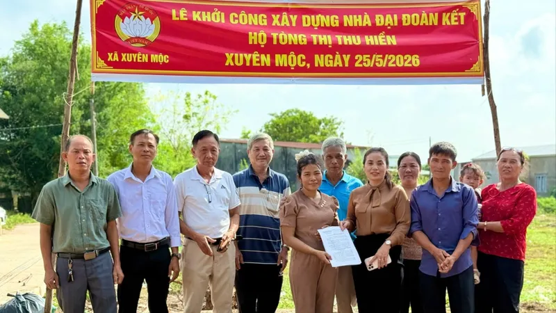 Xã Xuyên Mộc xây dựng, sửa chữa 10 căn nhà cho hộ khó khăn