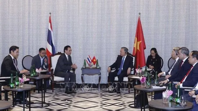 Tổng Bí thư, Chủ tịch nước Tô Lâm tiếp lãnh đạo một số tập đoàn tại Thái Lan