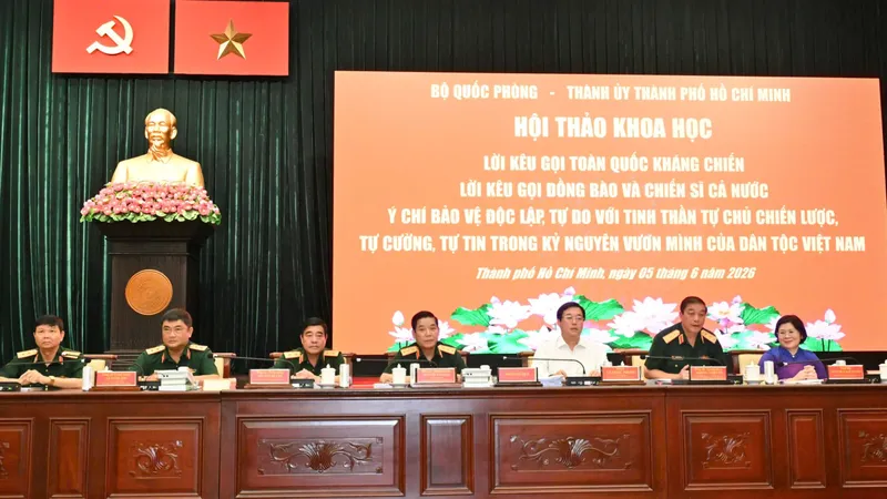 Bộ Quốc phòng phối hợp với Thành ủy TPHCM tổ chức hội thảo khoa học 