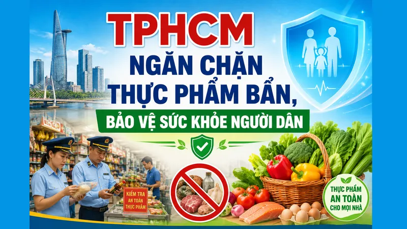 TPHCM ngăn chặn thực phẩm bẩn, bảo vệ sức khỏe người dân