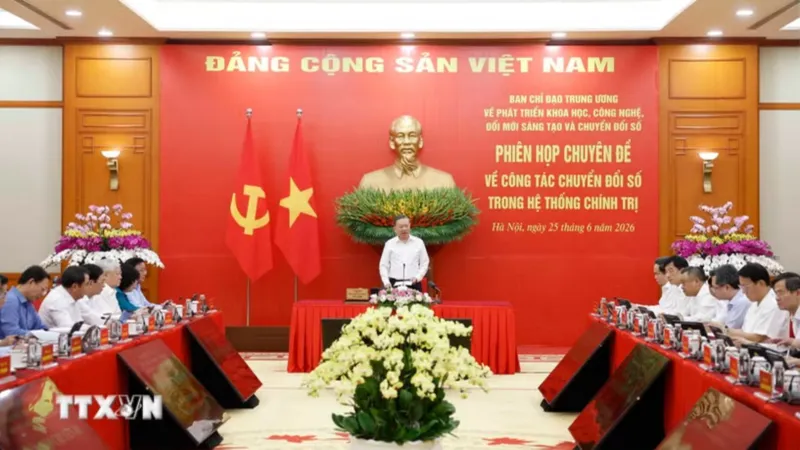 Tổng Bí thư, Chủ tịch nước Tô Lâm chủ trì phiên họp. Ảnh: TTXVN