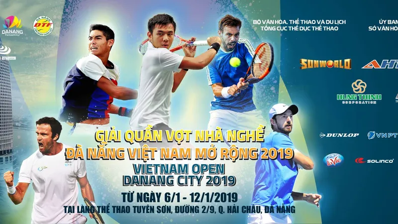 55.000 USD tiền thưởng cho các nhà vô địch Giải quần vợt Đà Nẵng Việt Nam mở rộng 2019 