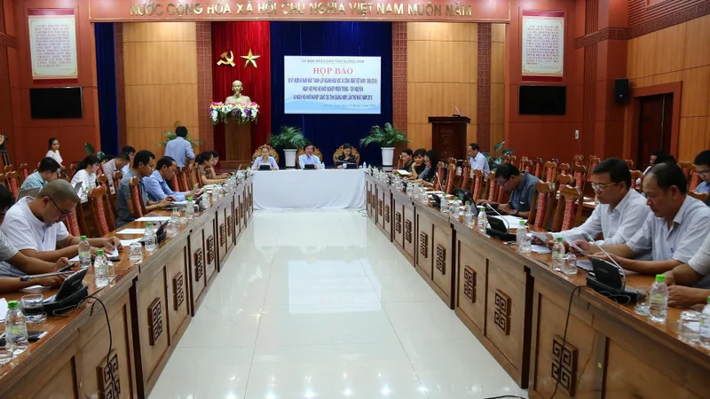 Quang cảnh buổi họp báo
