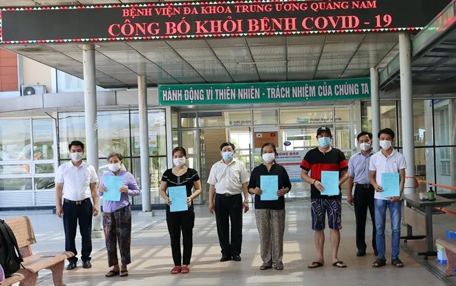 Quảng Nam công bố khỏi bệnh cho 11 trường hợp mắc Covid-19