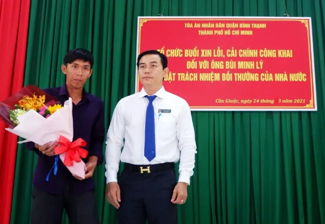 Công khai xin lỗi công dân bị oan sai hơn 28 tháng tại Long An