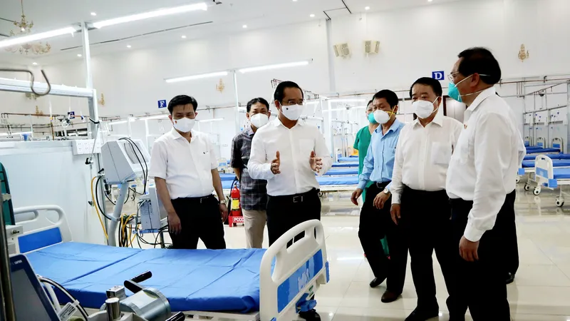Long An khánh thành Trung tâm hồi sức tích cực bệnh nhân Covid-19