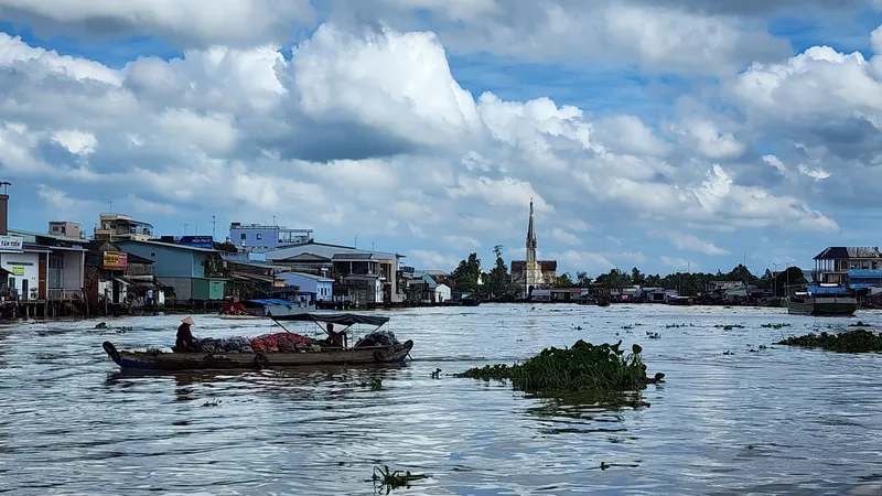 Mai một chợ nổi Cái Bè