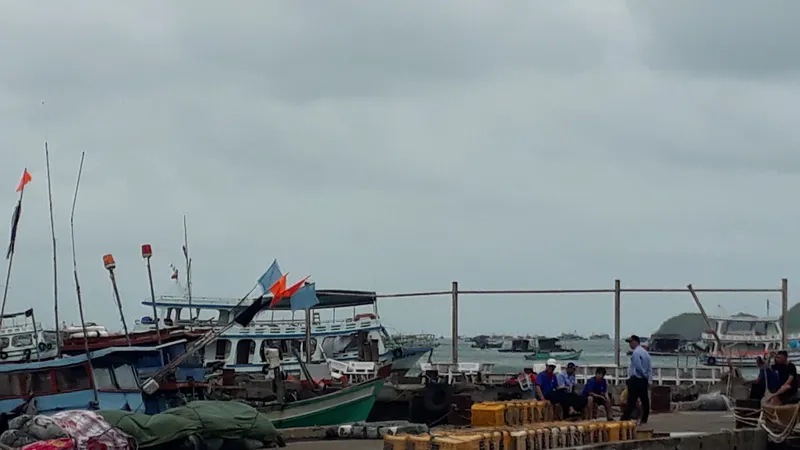 Kiên Giang: Lốc xoáy làm sập nhà chờ bến cảng, 1 người tử vong, 3 người bị thương 