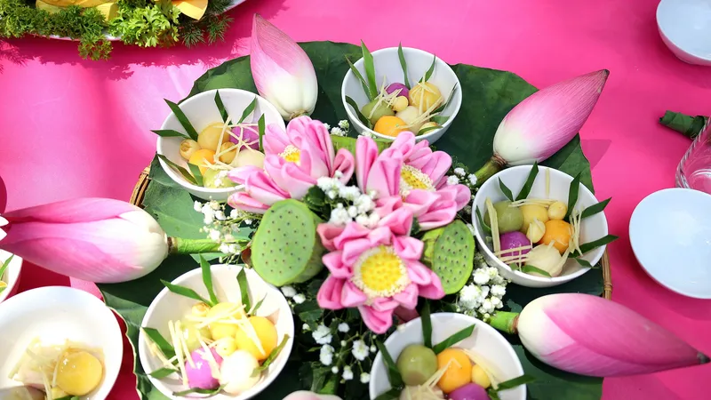 Độc đáo không gian sen tại Lễ hội sen Đồng Tháp lần II