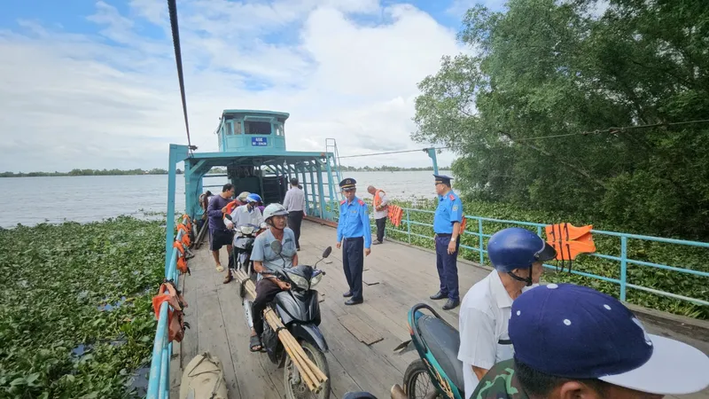 Long An: Thanh, kiểm tra tất cả bến phà liên tỉnh và nội tỉnh 