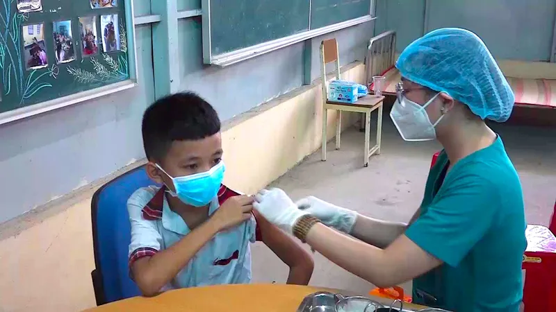 Long An: Triển khai tiêm vắc-xin sởi trên toàn tỉnh