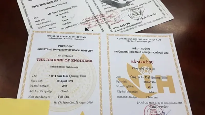 Sử dụng 10 bằng đại học giả để tham gia đấu thầu ở Tiền Giang
