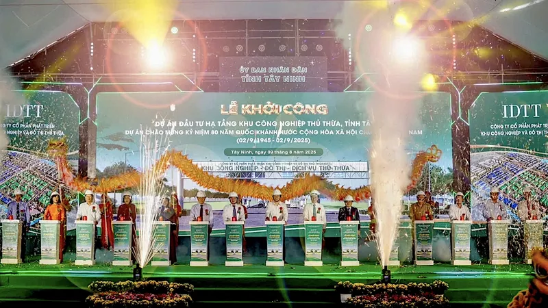 Khởi công dự án khu công nghiệp có vốn đầu tư gần 3.000 tỷ đồng tại Tây Ninh
